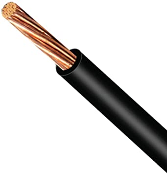 Cable Kobrex Cal. 4 Awg Negro Por Metro SKU: CABLE4N-MTo