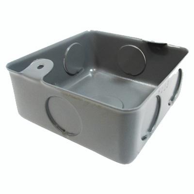 CAJA CUADRADA GALVANIZADA DE 2""