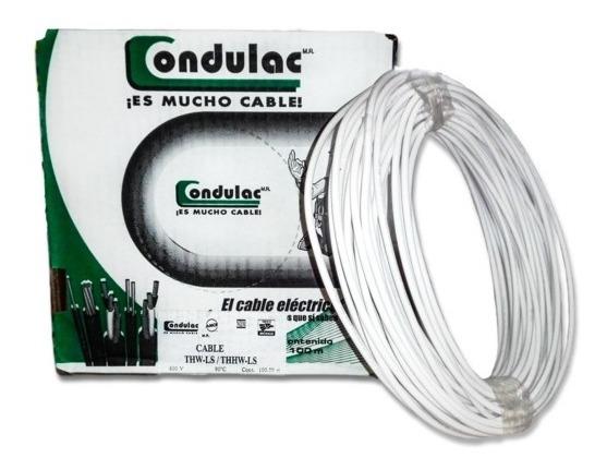 Cable Thw Condulac Blanco Caja 12 Awg SKU: CALAC12B
