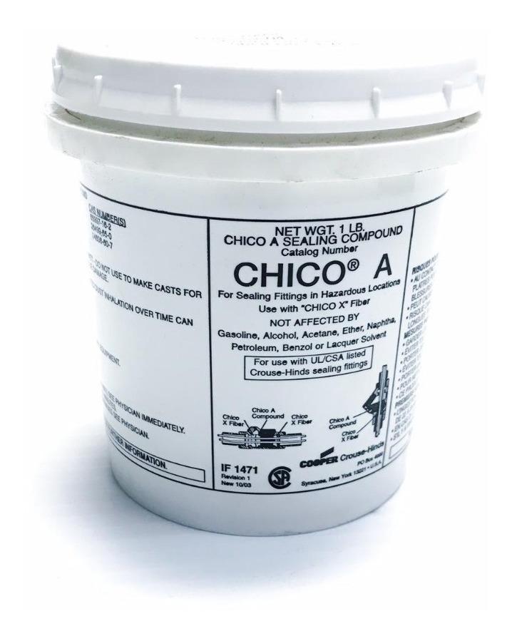 Crouse Hinds Compuesto Sellador 0.454Kg C/Fibra 28Gr SKU: CHICoA4