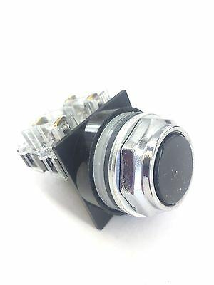 GENERAL ELECTRIC BOTON PULSADOR NEGRO 1NC+1NA 30mm
