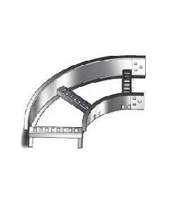 INDALUM CURVA HORIZONTAL ANCHO 9 RADIO 8 90 GRADOS