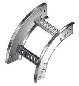 INDALUM CURVA VERTICAL EXTERIOR ANCHO 6 RADIO 8 90 GRADOS