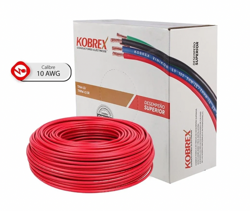 Cable Kobrex Caja 10Awg Verde SKU: CABLE10V