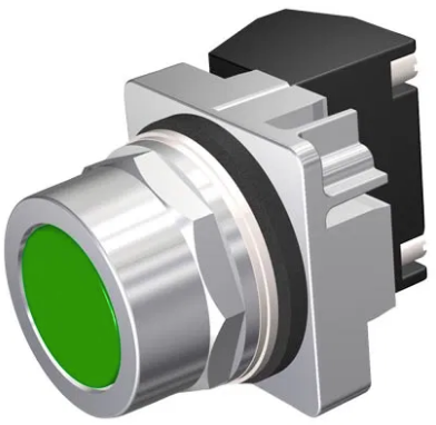 SIEMENS BOTON 30MM VERDE 30MM 1NC+1NA -COMPLETO