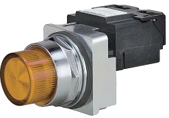 SIEMENS LAMPARA 30MM LED AMBAR 120VAC -COMPLETO