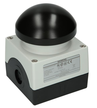 SIEMENS BOTONERA CON PULSADOR HONGO NEGRO 1NA MOMENTANEO