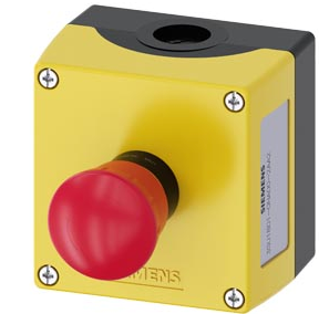 SIEMENS BOTONERA C/1 BOTON PARO DE EMERGENCIA DESENC GIRO NC