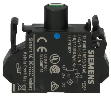 SIEMENS ELEMENTO LED AZUL 24V AC/DC RESORTE P/FRONTAL