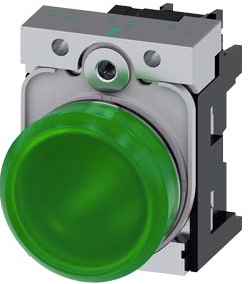 SIEMENS LAMPARA VERDE LED 120VAC -COMP METAL