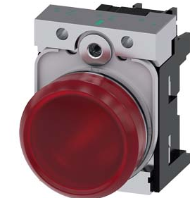 SIEMENS LAMPARA ROJA LED 120VAC -COMP METAL