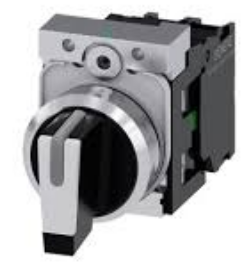 SIEMENS SELECTOR ILUM 3 POS SOST 1NA 1NA -COM METAL