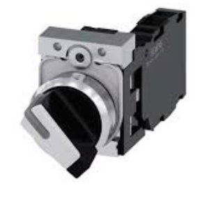 SIEMENS SELECTOR ILUM 2 POS BLANCO SOST 1NA+1NC METAL