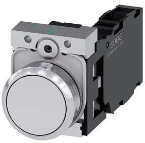 SIEMENS BOTON BLANCO 1NA+1NC -COMP METAL