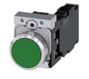 SIEMENS BOTON VERDE 1NA+1NC -COMP METAL