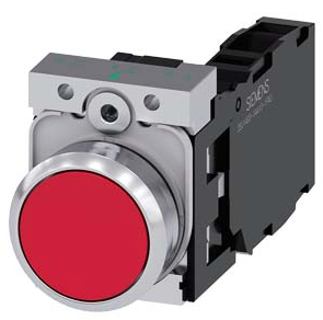 SIEMENS BOTON ROJO 1NA+1NC -COMP METAL
