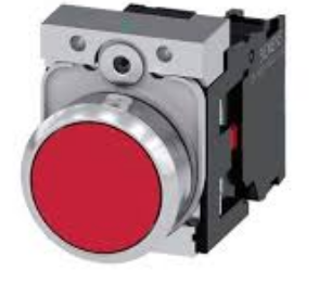 SIEMENS Botón rojo 1NC -comp metal SKU: 3SU1150-0AB20-1CA0