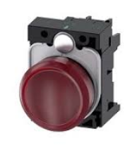 SIEMENS LAMPARA ROJA LED 120VAC -COMP PLAST
