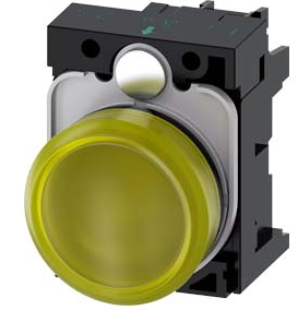 SIEMENS LAMPARA AMARILLA LED 24V AC/DC -COMP PLAST