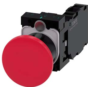 SIEMENS BOTON SETA ROJO SOSTENIDO 1NA+1NC -COMP