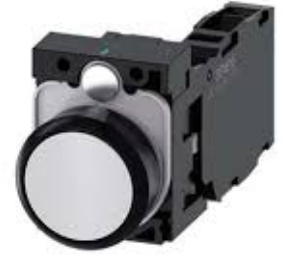 SIEMENS BOTON BLANCO 1NA+1NC -COMP PLAST