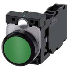 SIEMENS BOTON VERDE 1NA+1NC -COMP PLAST