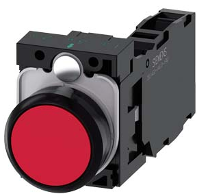 SIEMENS BOTON ROJO 1NA+1NC -COMP PLAST
