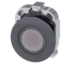 SIEMENS CABEZA BOTON 30MM ILUM GRIS SOSTENIDO C/ANILLO METAL