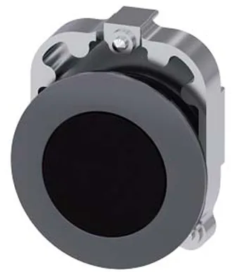 SIEMENS CABEZA BOTON 30MM NEGRO C/ANILLO METAL