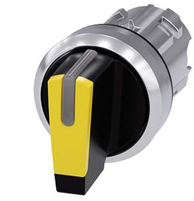 SIEMENS CABEZA SELECTOR ILUM 3 POS AMARILLO SOST METAL