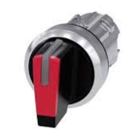 SIEMENS CABEZA SELECTOR ILUM 3 POS ROJO SOST METAL