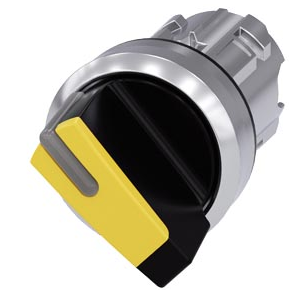 SIEMENS CABEZA SELECTOR ILUM 2 POS AMARILLO SOST METAL
