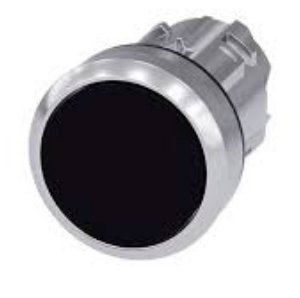 SIEMENS Cabeza Botón sostenido negro metal SKU: 3SU1050-0AA10-0AA0