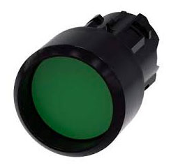 SIEMENS CABEZA BOTON VERDE PLASTICO MOMENTANEO
