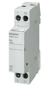 SIEMENS BASE DE FUSIBLES 10X38 1P + N