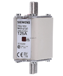 SIEMENS FUSIBLE NH TAM 00 125A 500V C/INDIC FUSION
