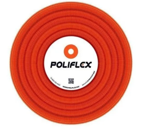 POLIFLEX naranja prinsa 3/4"" (3/4mm) rollo de 50mts S/G SKU: POLFLEX34