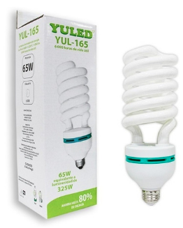 YULED Foco espiral ahorrador 65W 6500K (equiv. 325W) SKU: YUL-165
