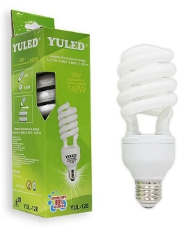 YULED FOCO ESPIRAL AHORRADOR 28W 65000K (EQUIV. 140W)