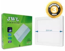 JWJ LAMP.CUADRADA LED P/SOBREPONER 6W 2700K