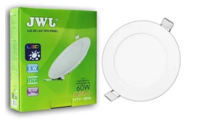 JWJ EMPOTRADO CIRCULAR LED 6W ULTRADELGADO 2700K