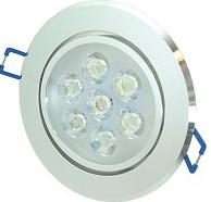 JWJ empotrado led 18X1W 6500K anillo blanco  SKU: JLP-18X1B-65