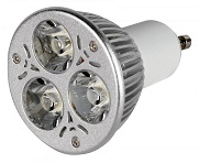 JWJ FOCO GU10 LED 120V 3X1W 6500K LISO