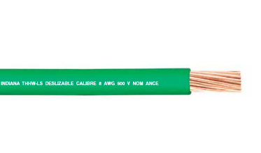 Cable VINANel verde rollo 100 6 AWG SKU: CAVIN6V