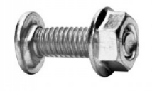 CHAROFIL TORNILLO 6X20 + TUERCA EEC6 ZINCADO