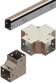 CROSSLINE DUCTO CUADRADO 101.6X101.6mm 3.05 M