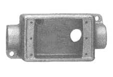 CROUSE HINDS CONDULET FSCA RECTANGULAR DE 1/2 1