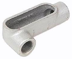 CROUSE HINDS CONDULET LR SERIE 7 DE 381 mm 1-1/2 C/TAPA