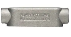 CROUSE HINDS CONDULET LR SERIE 9 CON TAPA DE 51mm