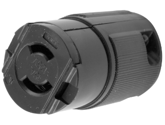 HUBBELL CONN MIDGET TWIST 2P 2H 15AMPS 125V ML-1R